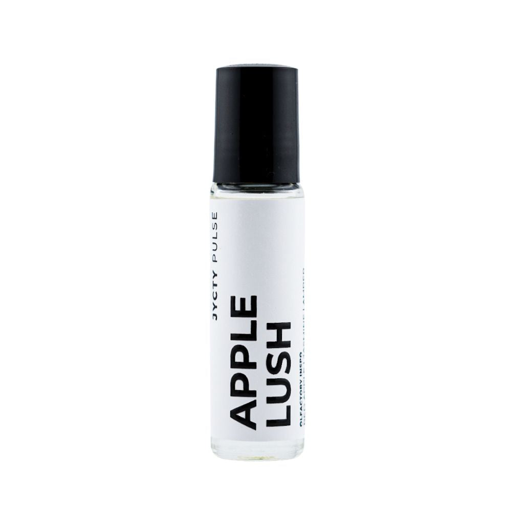 Roll-on bottle labeled 'Apple Lush' on a white background