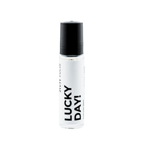 Lucky perfume oil bottle with lily of the valley design