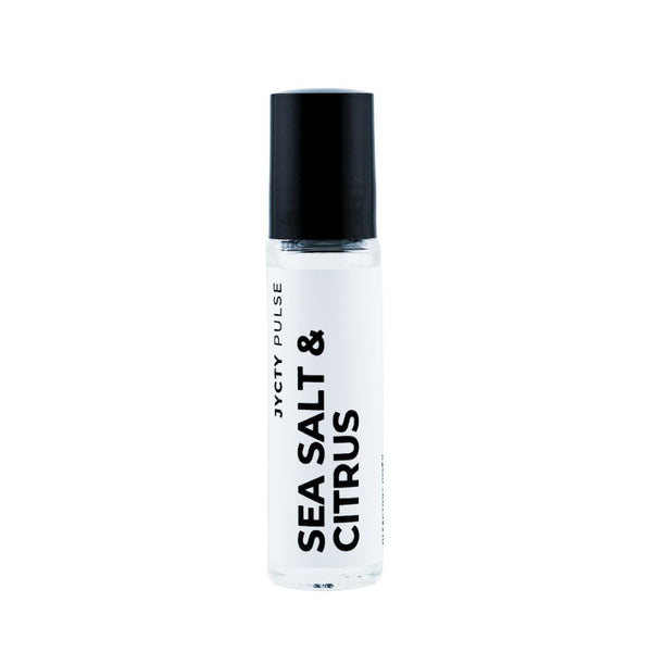 Roll-on bottle labeled 'Sea Salt & Citrus' on a white background