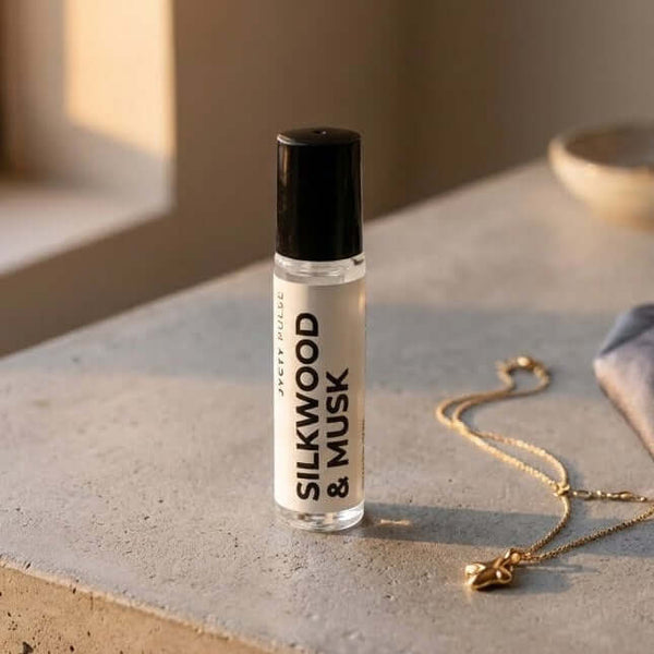 perfume oil that lasts forever. Silkwood & musk. JYCTY amazing smell